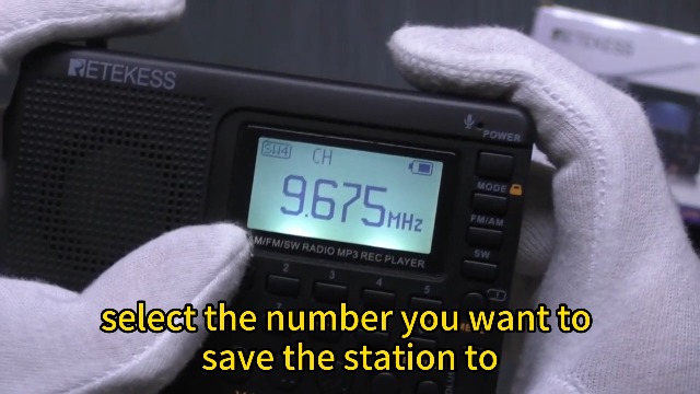 Retekess V115 Portable Shortwave Transistor Radio with AM/FM