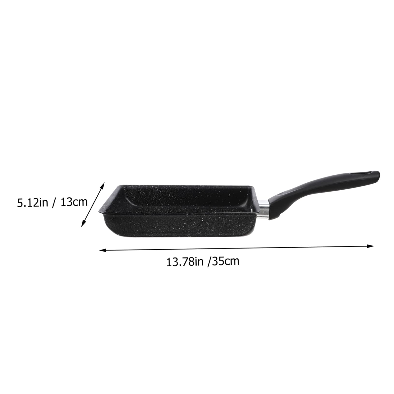 Japońska patelnia do omletów Mała patelnia Nonstick Nonstick Naczynia do pieczenia Nonstick Dosa Pan Japońska kwadratowa patelnia Kwadratowa patelnia do naleśników Kwadratowa patelnia do steków Niep
