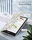 MoKo Hülle für 6,8 All-New Kindle Paperwhite (11. Generation 2021 Modell), Ultraklar Weich Flexibel Transparent TPU Rückseite Leicht Schutzhülle mit Auto Schlaf/Aufwach, Blume