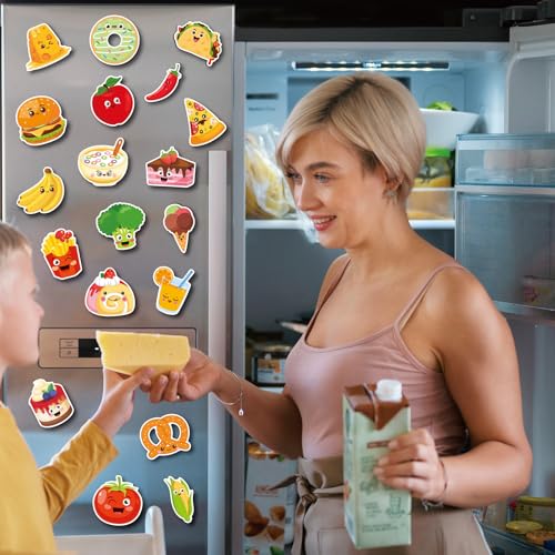 Set de 48 imanes decorativos para refrigerador miniatura 6