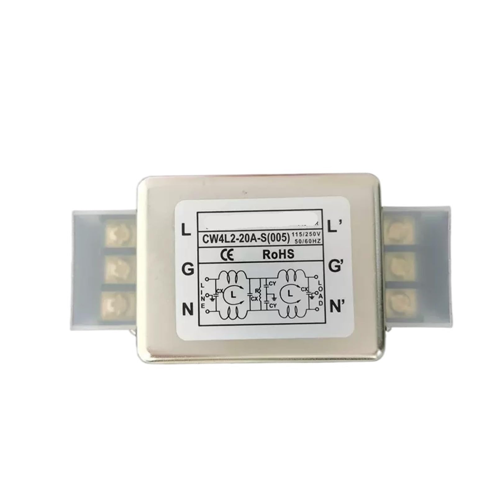 WBBAYDRFR CW4L2-3A/6A/10A/20A/30A-S-005 Terminal Single-Phase 220V servo Power Filter Double-Stage AC(CW4L2-20A -S -005 terminal)