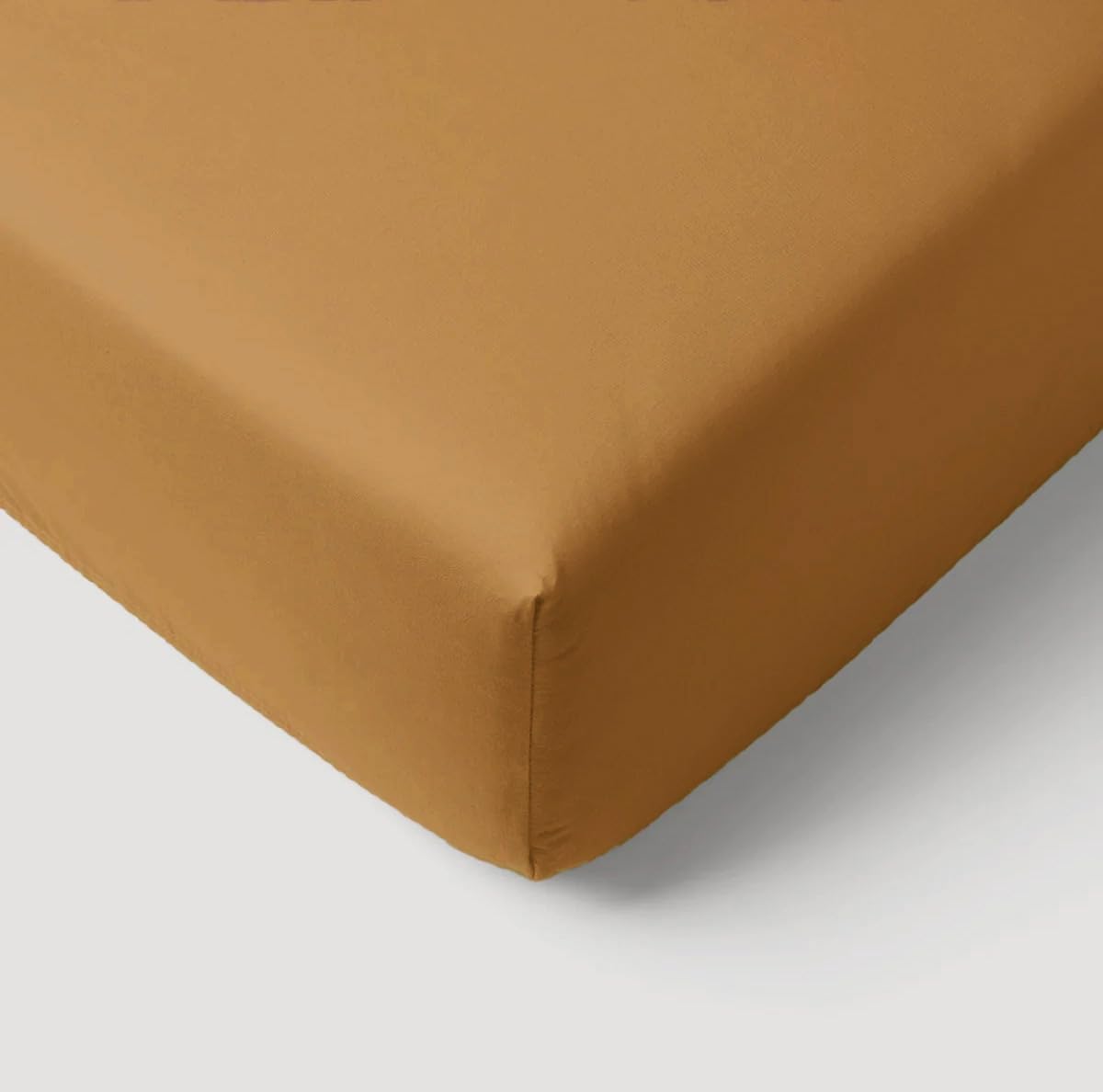 Mon PTIT Dodo Jersey Fitted Sheet 70 x 140 cm Caramel