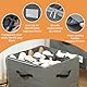 SITAKEGS Schuh-Aufbewahrungsbox, Schuh Organisator Container passt 12 Paare mit 2 Schuh-Taschen, Faltbare Aufbewahrungsbehälter für Schrank mit Zipable Clear Cover platzsparende Schuhe Halter