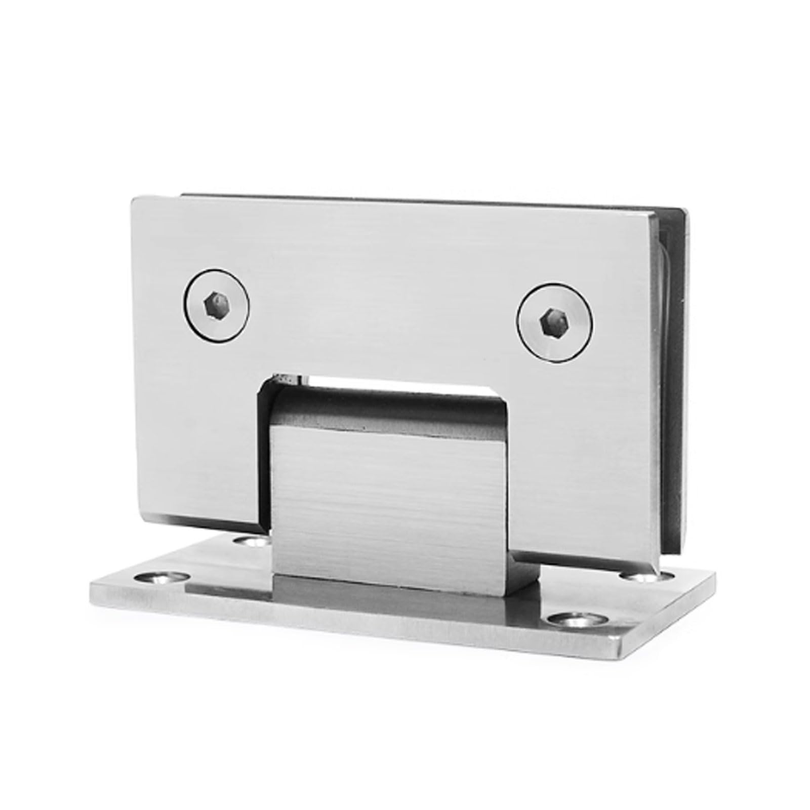 Mbello A Glass Door Hinge，90 Degree Shower Door Hinges Stainless Steel Frameless Glass Door Hinge Bathroom Folding Glass Door Hinge Cabinet Door Hinge