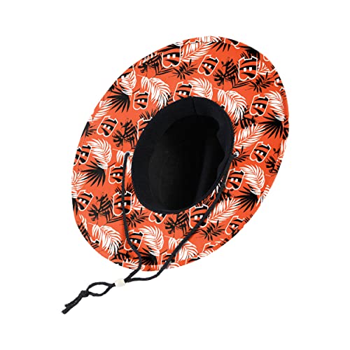Image of FOCO Men's NCAA College Team Logo Floral Straw Sun Hat