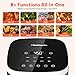 Air Fryer, Beelicious 8-in-1 Smart Compact 4QT Air Fryers, with Viewing Window, Shake Reminder, 450°F Digital Airfryer with Flavor-Lock Tech, Dishwasher-Safe & Nonstick, Fit for 1-3 People, White