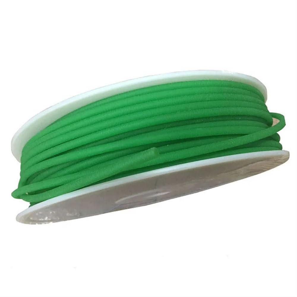 Nastri trasportatori in poliuretano 1pc 1/5M PU cinghia di trasmissione rotonda ad alta resistenza alla trazione, resistenza all'abrasione resistenza alla trazione (Color : 5Meters Green, Size : 10m