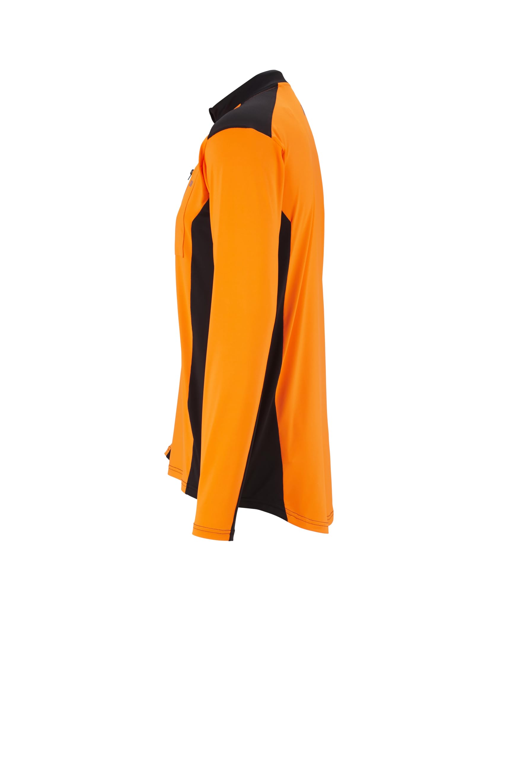 KOX Funktionsshirt Langarm Orange/Schwarz