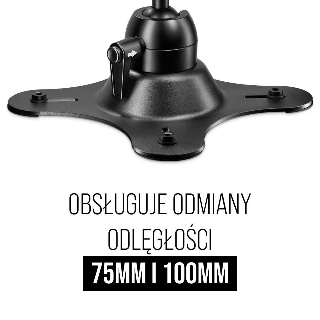 RØDE VESA Mount Regulowany system mocowania do RØDECaster Pro II dla stabilnego i regulowanego montażu (mocowania 75mm i 100mm)