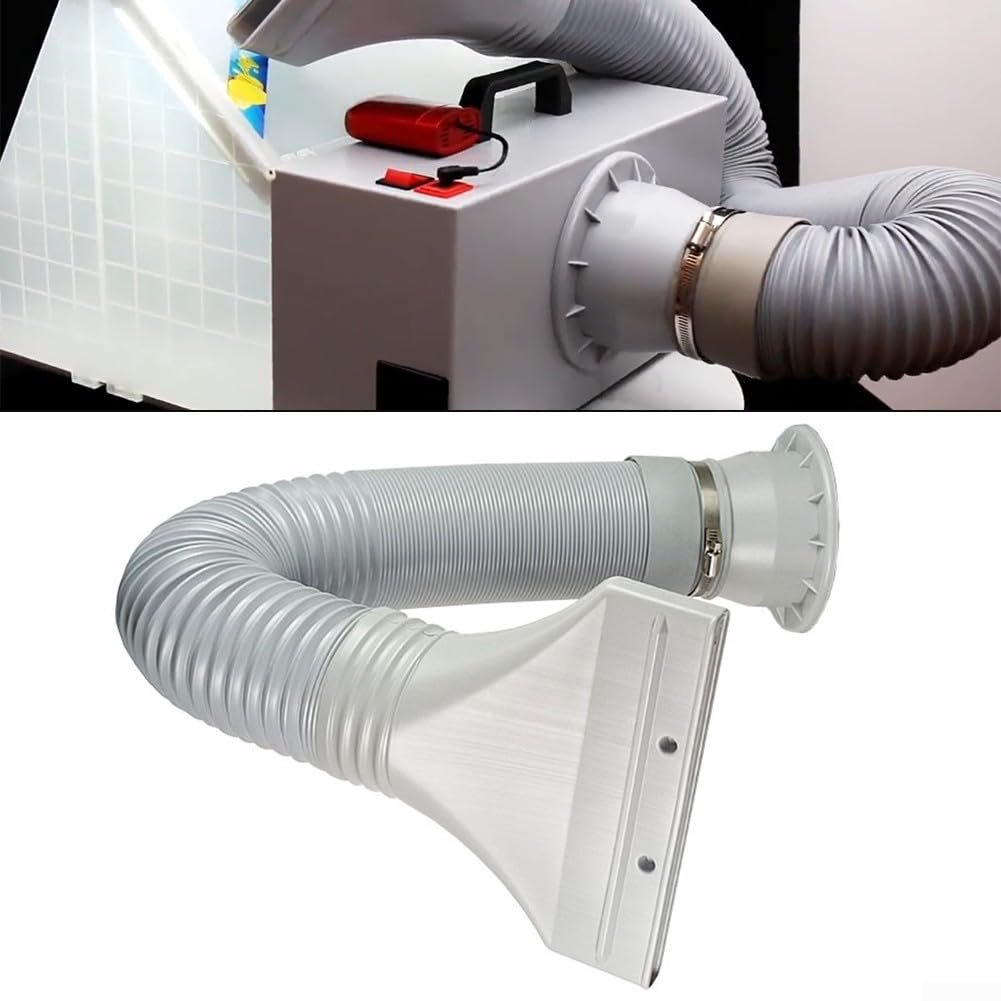 Tubo di scarico per essiccatori e condizionatori d'aria regolabile 0 7 1 7 m, diametro 100 mm, design flessibile per una migliore ventilazione e per il flusso d'aria (HS-E420H)