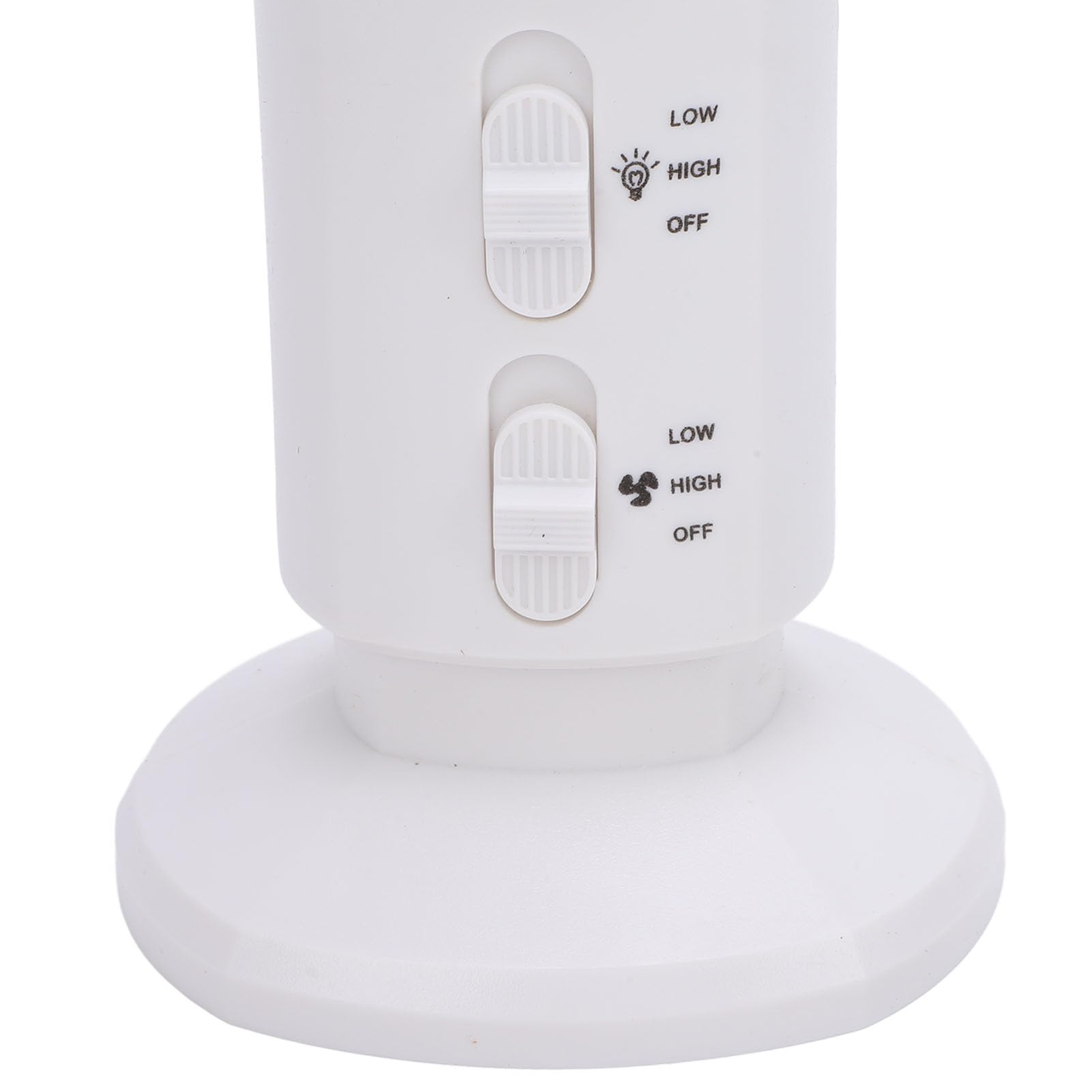 Tyenaza flügelloser Turmventilator, tragbar, einstellbare Geschwindigkeit, geräuschlos, kompakt, platzsparend, USB-Schreibtisch, flügelloser Ventilator mit Licht für Zuhause, (White)
