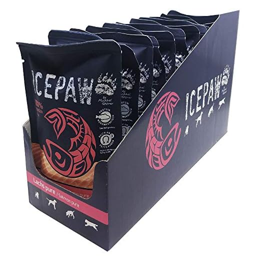 ICEPAW I Lachs Pure Feuchtfutter für Hunde
