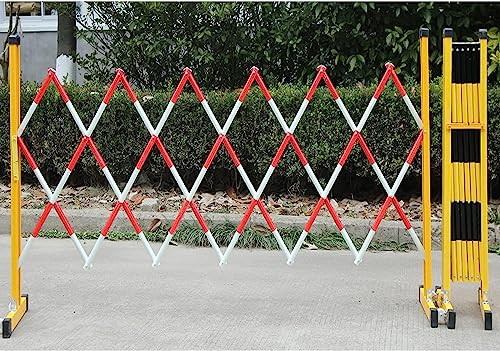 Garde-corps de route mobile portatif et rétractable rouge 1.2x6m - 7