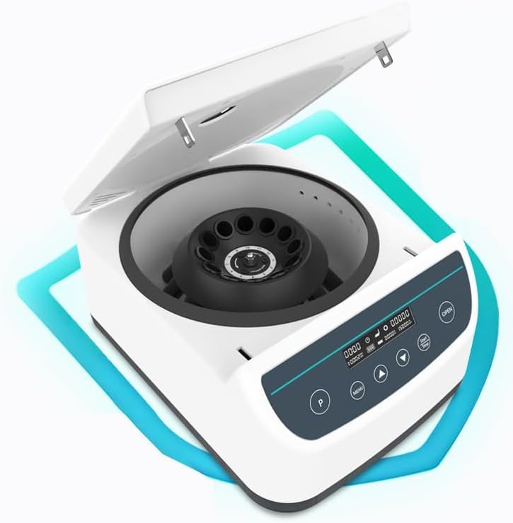 Lab Centrifuge Lab Centrifuge Machine with Max Speed 500-4000rpm Max RCF1967xg Semidiameter of Rotor 11cm for Clinical Medicine Biochemistry PRP Cosmetic Blood Station and Other Fields