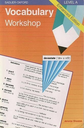 Brand: William H Sadlier Vocabulary Workshop: Level A