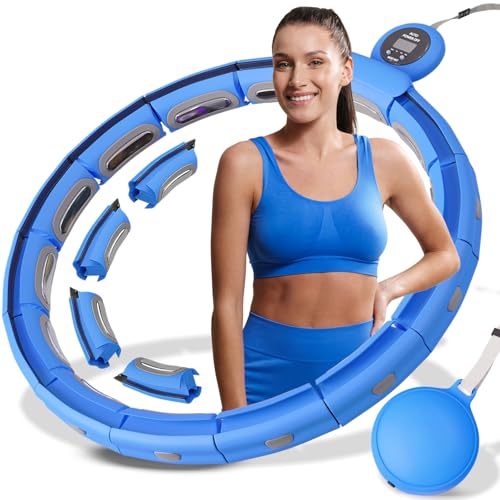 Smart Hula Hoop Reifen Erwachsene Smart Hula Hoop Leise mit Zähler,...