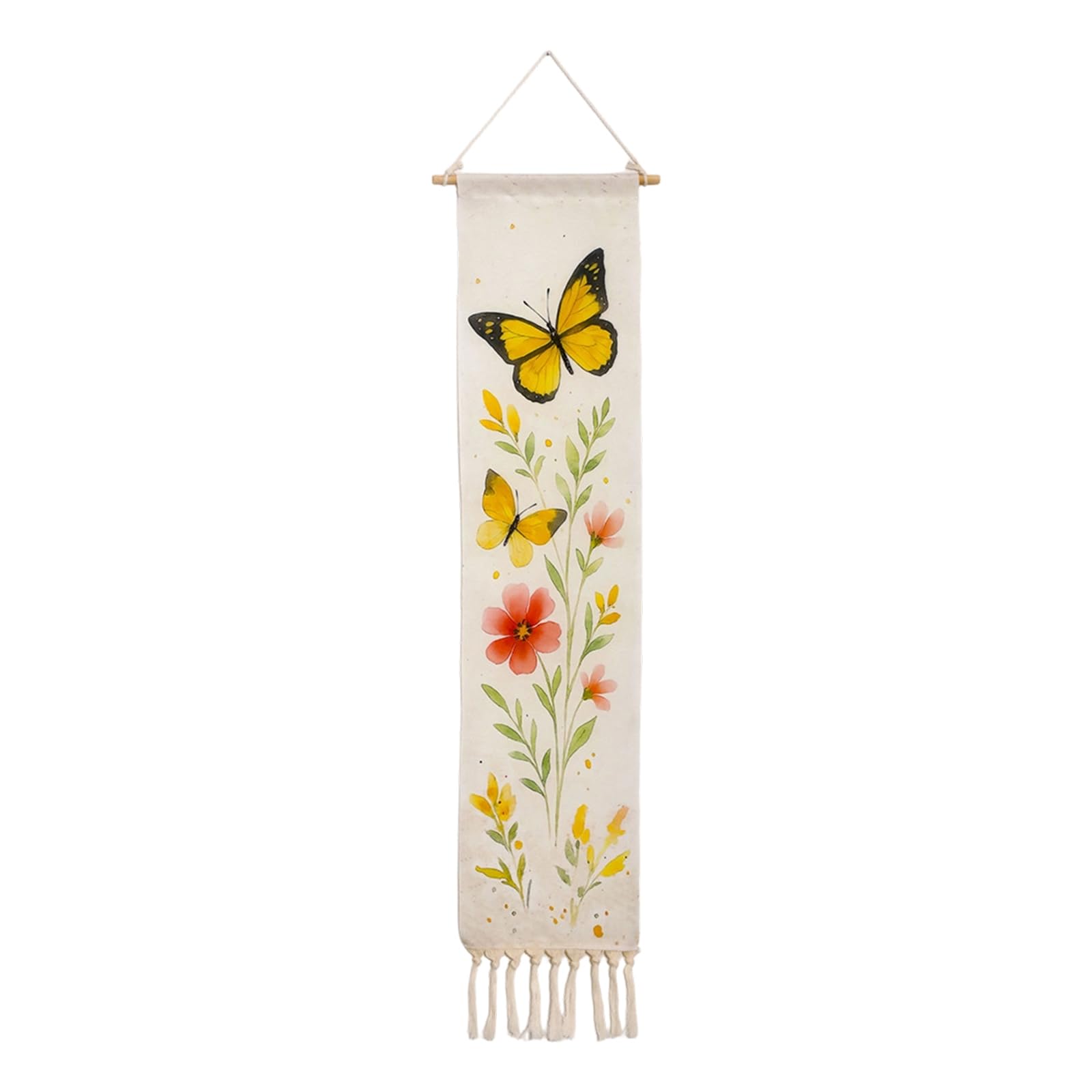 Kalttoy M03172 Front Door Hanging Banners Wildflower Summers Porch Sign Hanging Flag Porch Sign For Front Door Outdoor Decors Flag For Outdoor