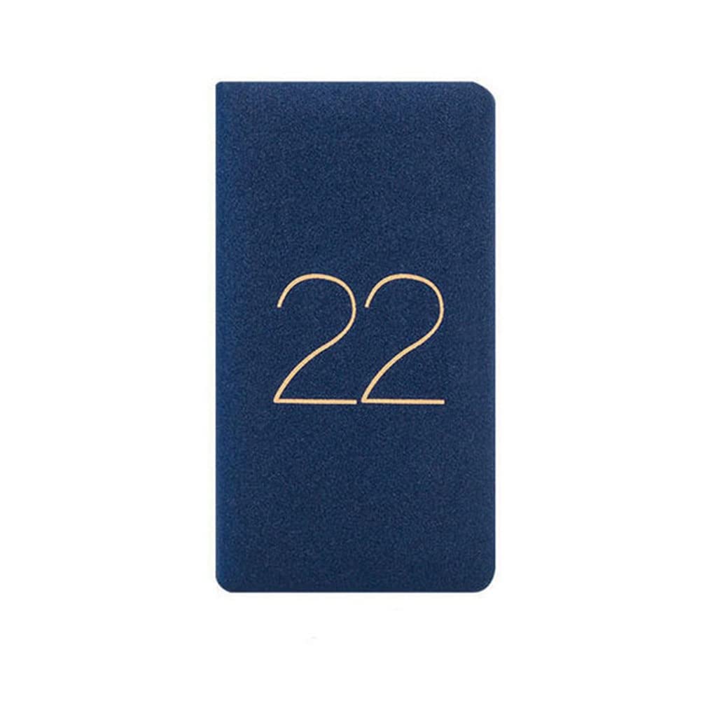 SePKUs Agenda de Cuaderno pequeña de 48k para 2022, Cuaderno de Notas de Bolsillo, planificador Diario, planificador Escolar de Tapa Suave (B 48k)