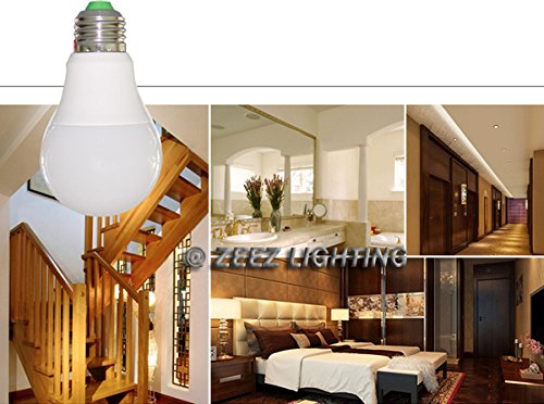 ZEEZ Lighting - LED A-Shaped A19 Light Bulb 7W Equivalent 60W Incandescent Lamp - Bright Natural White - — view 9