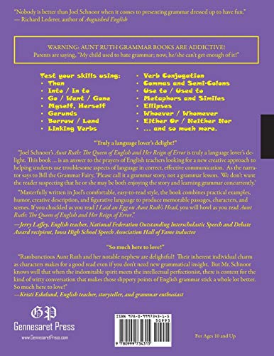 Aunt Ruth Grammar Drills for Excellence II Answer Key: A Workbook Companion to Aunt Ruth: The Queen of English and Her Reign of Error - Image 2