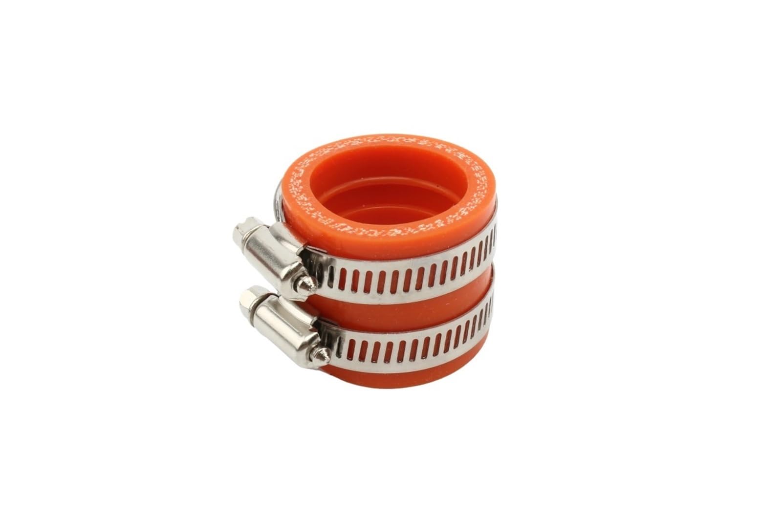 Flexible PVC Pipe Coupling Motorcycle 35MM Carburetor Interface Adapter Inlet Intake Pipe Parts Tuning Spare(Orange)