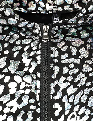 Image of ZEROYAA Mens 70s Metallic Sleeveless Hooded Vest T Shirt
