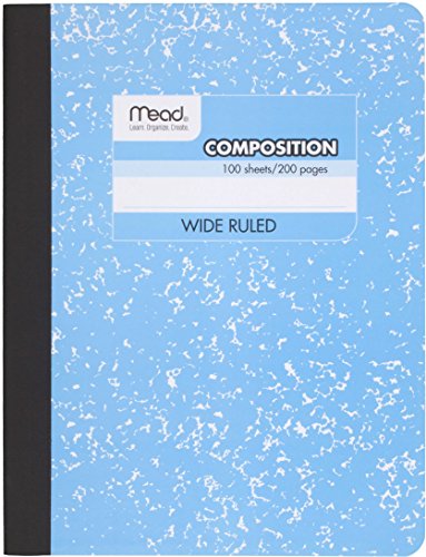 image for Mead Composition Book, 12 Pack of Wide Ruled Composition Notebooks, Wi