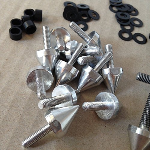 Amazon.com: HTTMT MT215-016- Silver Spike Fairing Bolts Kit