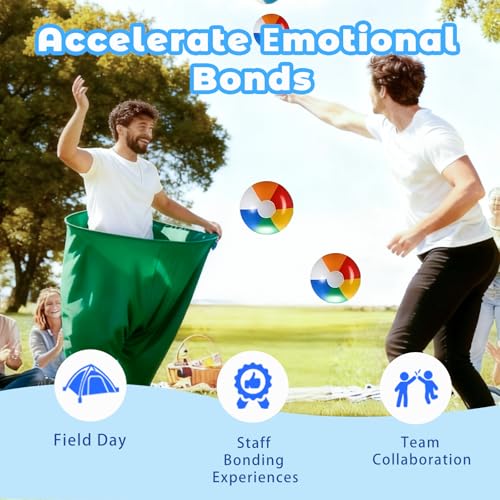Image of Granny Pants Yard Game Set for Kids & Adults, Funny Giant Outdoor Party Game with Oversized Pants & Balls, Backyard Lawn Family Game for Birthdays, Reunions & Team Activities