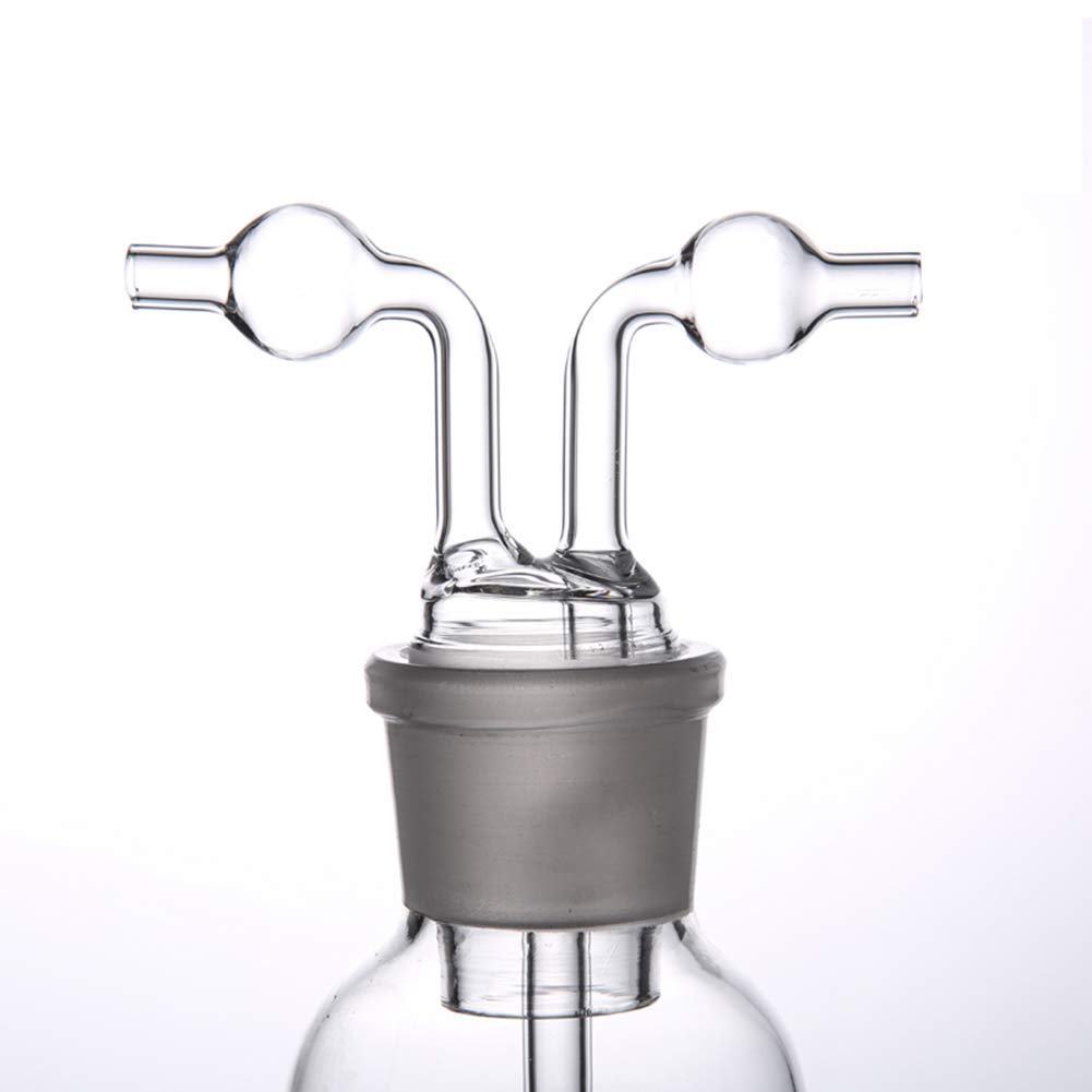 125ML 250ML 500ML Bottiglia di Lavaggio Gas Bocca A Terra 34/35 Attrezzature Chimica di Laboratorio di Vetro Trasparente