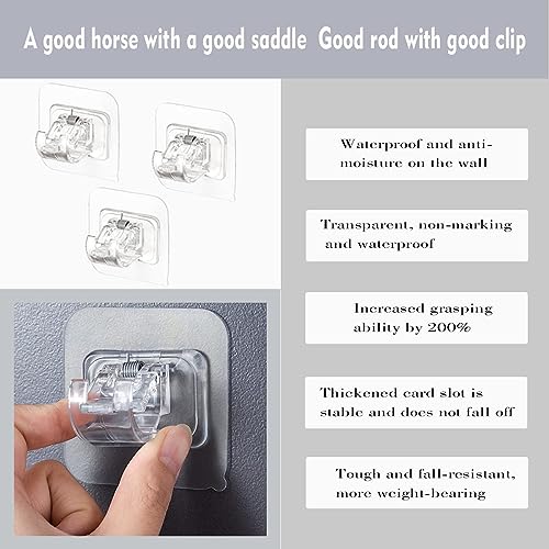 QXORE Plastic No Drill Curtain Rod Brackets No Drilling Self Adhesive Curtain Rod Holder Hooks Nail Free Adjustable Curtain Rod Hooks Curtain Hangers For Bathroom Kitchen Home Bathroom&Hotel, Silver 8 51tV1NqfGfL