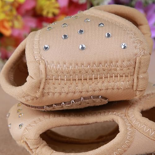 1 Pair Dance Foot Thongs Lyrical Shoes Belly Dance Shoes Half Soles Shoes Thong Toe Paws Dances Paws Pad for Woman3