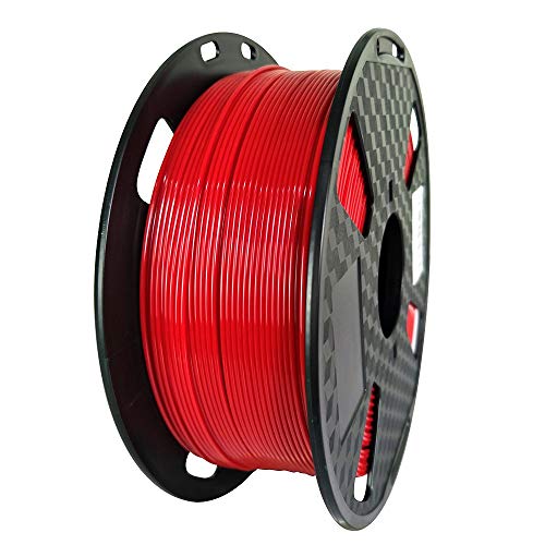 Filamento PETG Rojo 1,75 mm - 1 kg (2,2 lb) para Impresora 3D - Fernando Cortés Filamento PETG Rojo 1,75 mm - 1 kg (2,2 lb) para Impresora 3D - Fernando Cortés