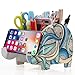 Mokani Desk Supplies Organizer, Creative Elephant Pencil Holder Multifunctional Office Accessories Desk Decoration with Cell Phone Stand Tablet Desk Bracket for iPad iPhone Smartphone and more