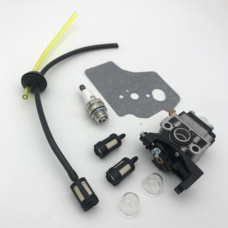 Piezas de jardín Junta de carburador Bujía Línea de Combustible Manguera Compatible con Honda GX25 GX35 GX 25 35 HHT35 HHT35S FG110 Cortacésped Piezas de Motor Piezas de jardín