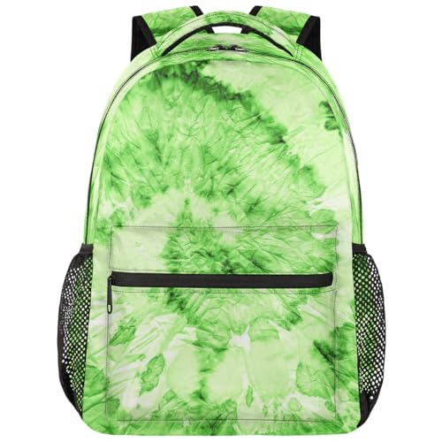 Sac à dos école vert ethnique 29x40cm contre le mal de dos