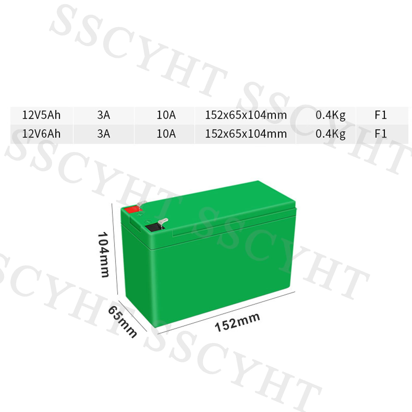 Batteria LiFePO4 12V 5Ah a 200Ah Pacco Batteria Litio Ricaricabile per ecoscandagli Illuminazione Emergenza Camper Attrezzatura Campeggio e Motori elettrici Traino