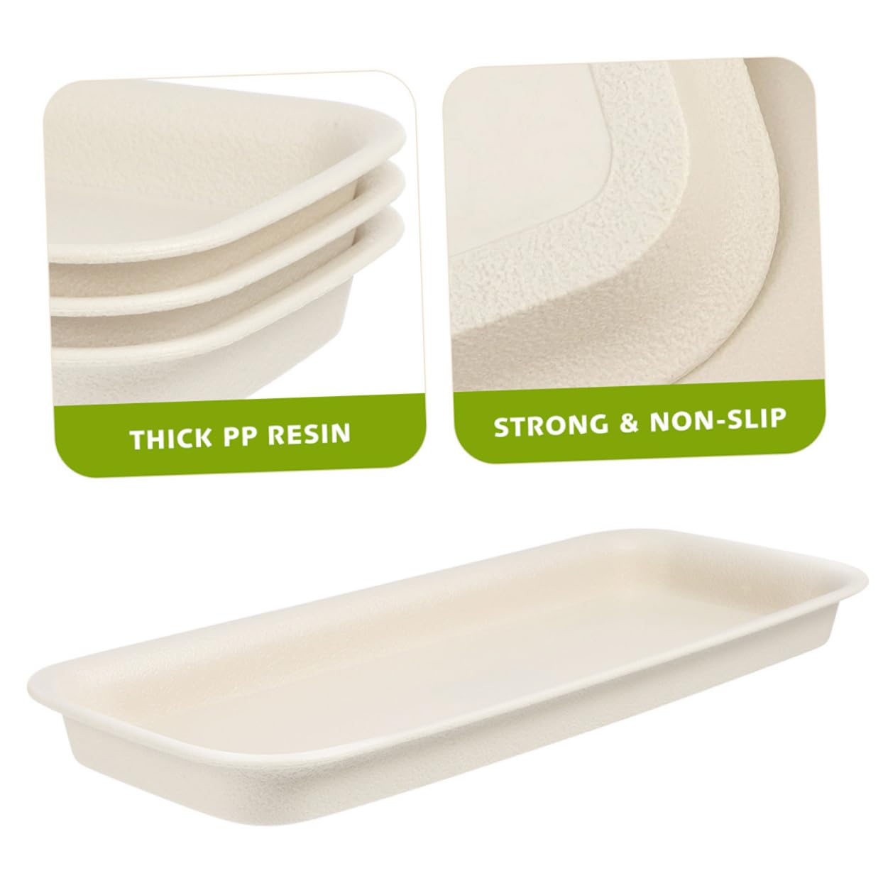 POPETPOP 16 Piezas Bandeja De Maceta Bandeja De Agua De La Maceta Plato De Platos De Plantas Platillos para Macetas Platillo para Plantas En Macetas Bandeja De Planta Cuadrada El Plastico
