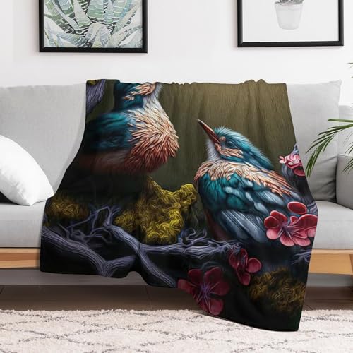 Couverture oiseau pour canapé : l'accessoire cocooning de vos soirées