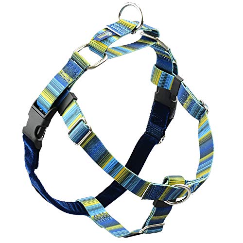 2 Hounds Design Freedom No Pull Dog Harness | Adjustable Gentle Comfortable Control for Easy Dog Walking |for Small Medium and Large Dogs | EarthStyle Designs | Made in USA