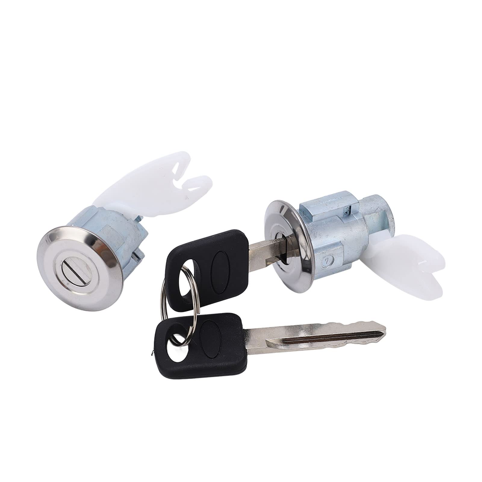 Cylindre de serrure de porte avant pour E-150 Econoline 1992-1996 en métal avec 2 clés