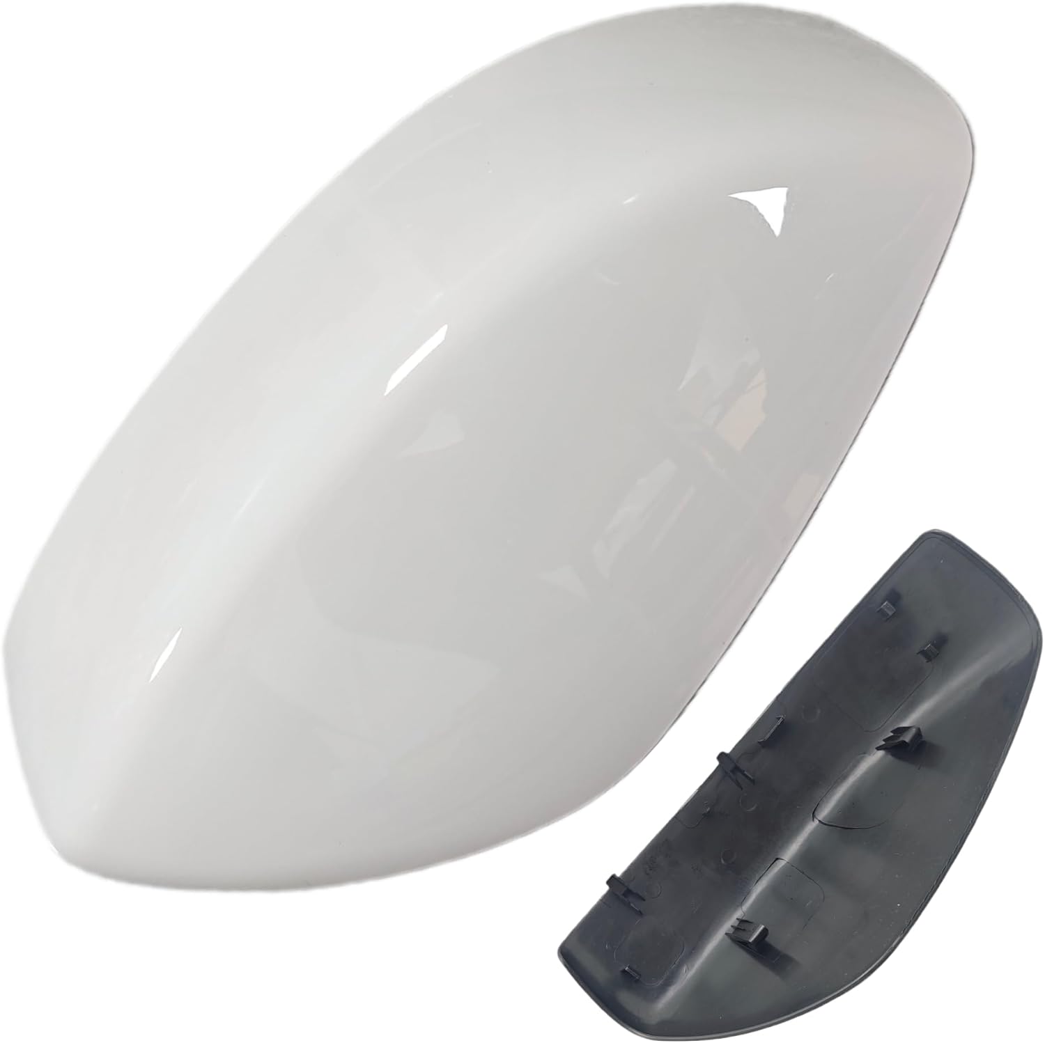 Door Wing Mirror Cover Caps for Infiniti G37 2008-2013, G25 2011-2012, Q40 2015, Q60 2014-2015 (White)