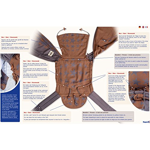 Hoppediz Hop-Tye Conversie Babydrager London grijs-zwart - Image 4