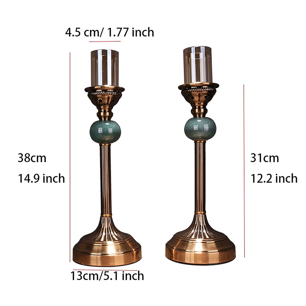 Kerzenhalter für Adventskranz, Kerzenhalter, Kerzenhalter for Säulen Kerze Candelabra Funktionstisch Weihnachtsdekor for Hausdekor, Hochzeit, Party Heim-Party-Dekoration