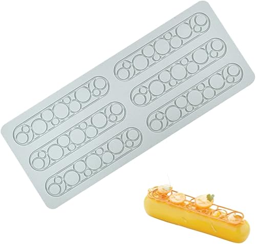 Miniatura 5 de Molde de silicona hueco 3D Moldes de silicona para chocolate, decoración de tartas de azúcar, forma geométrica, molde de caramelo, parte superior de