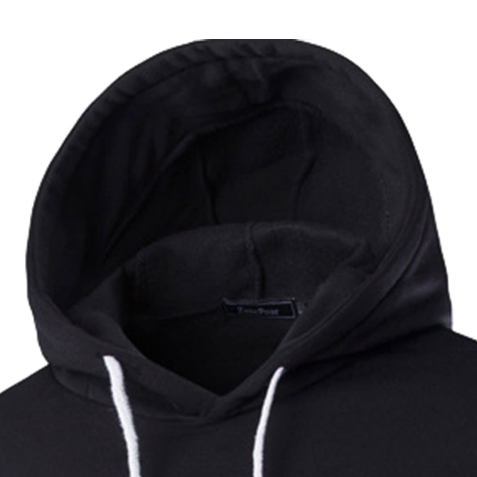 Męskie bluzy z kapturem bluza z długim rękawem bluza z kapturem z polaru w blokach kolorów na co dzień top sportowy sweter z kapturem