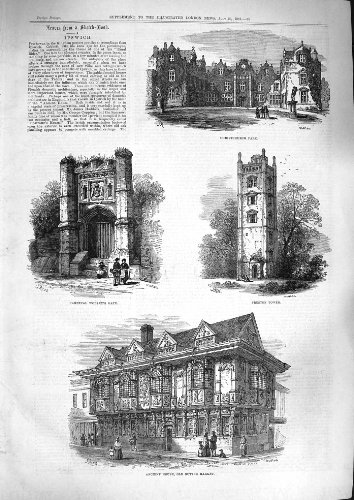 Porte 1881 de Wolsey de Tour de Parc d'Ipswich Christchurch Porte 1881 de Wolsey de Tour de Parc d'Ipswich Christchurch