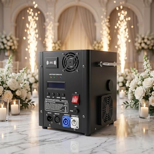 Máquina de Chispas Frías Novastra Stage Spark 2x750W DJ miniatura 3