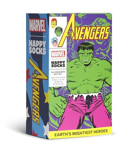 Happy Socks Marvel™ Avengers 3-Pack Gift Set, Avengers 3-Pack, M/L