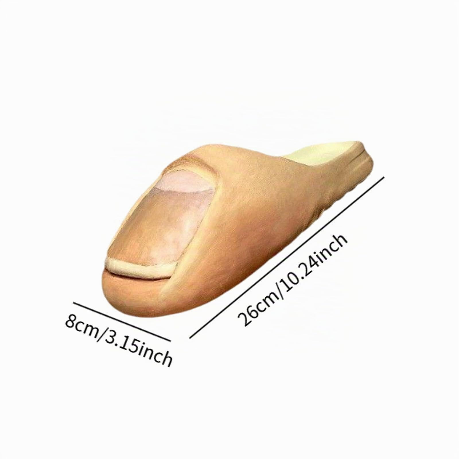 LOVIVER Chaussons à Gros Orteils Amusants - Accessoires de Jeu de Rôle pour Halloween - Cadeaux de Fête